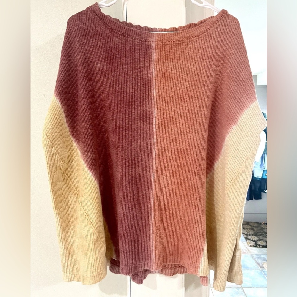 We The Free | Free People Logan Long-Sleeve Thermal T-Shirt in Star Anise Combo - Picture 4 of 16
